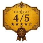 difficulty level 4 out of 5